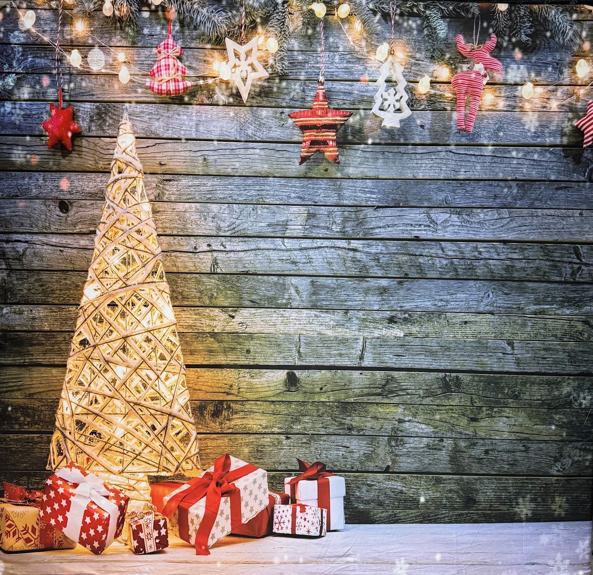 Merry & Bright Backdrop