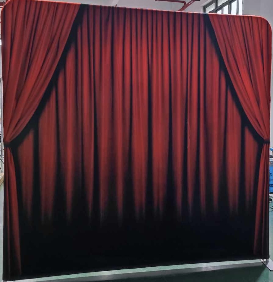 Red Curtain Backdrop