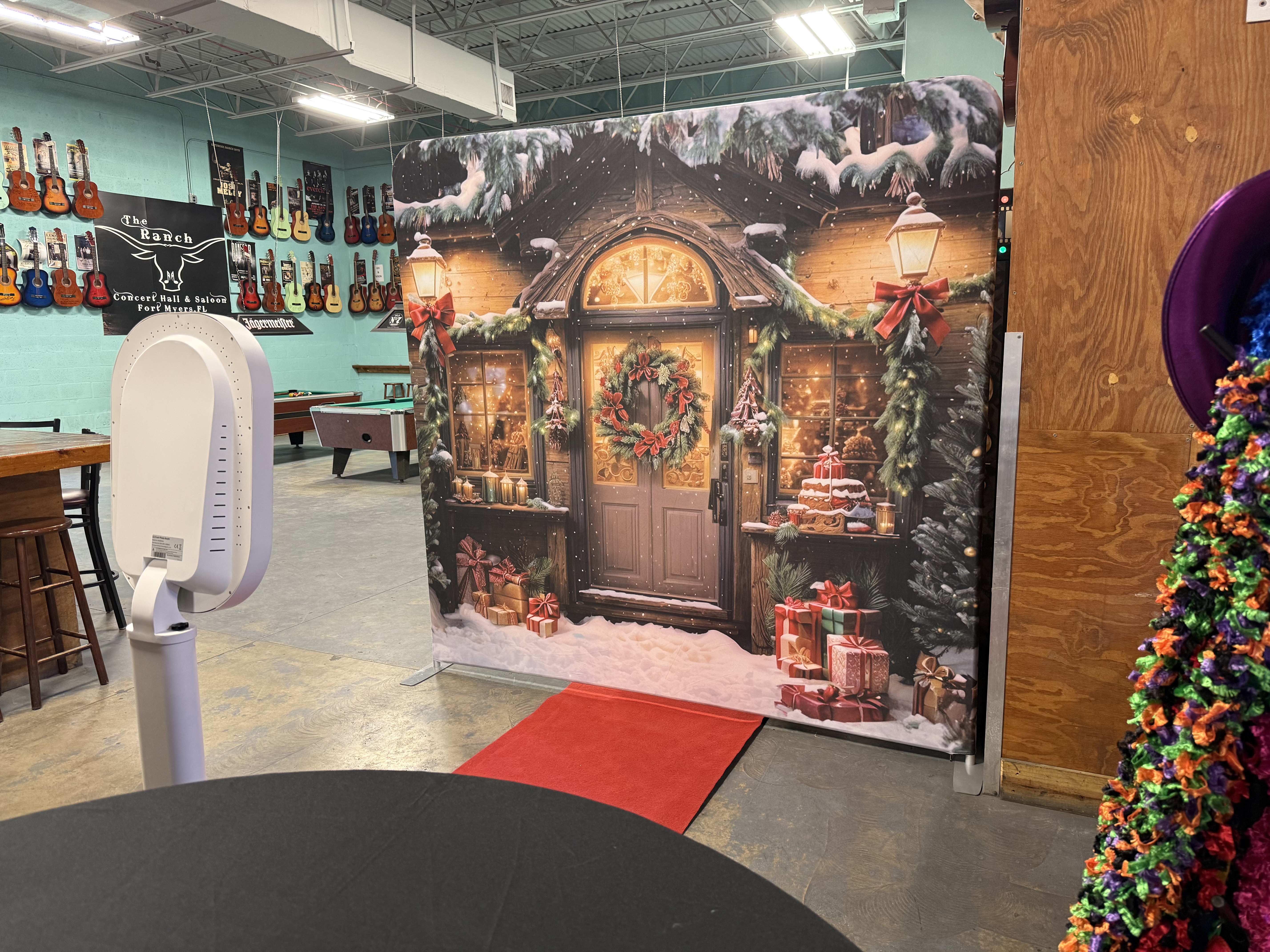 Custom ornate event backdrop