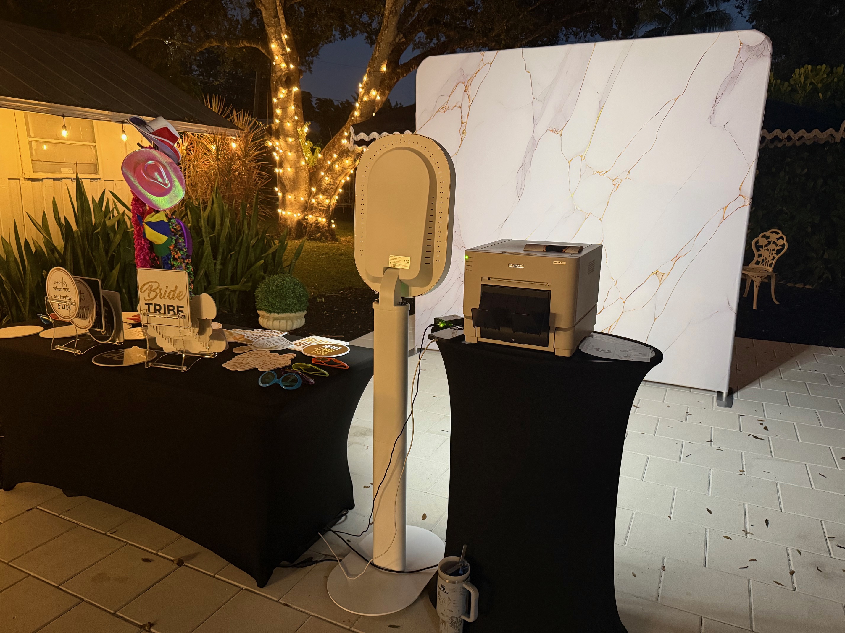 Wedding event package setup