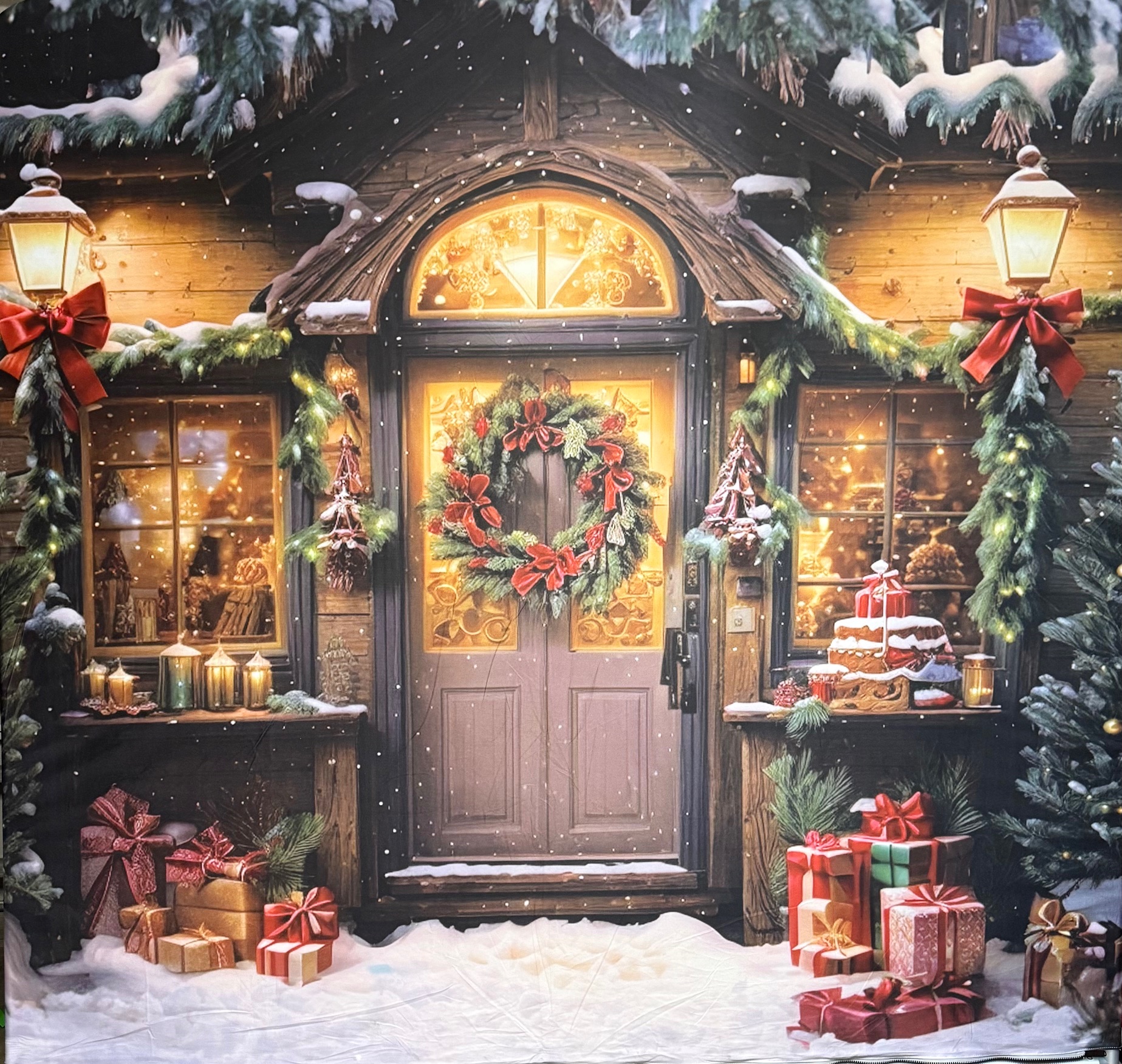 There's Snow Place Like Home Backdrop